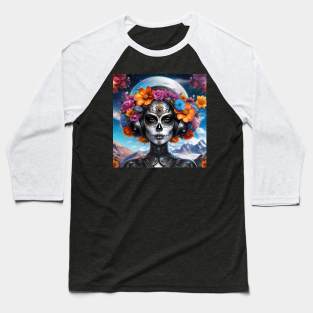 Pretty Girls DJ Machina – Cosmic Dreamscapes 11 Baseball T-Shirt